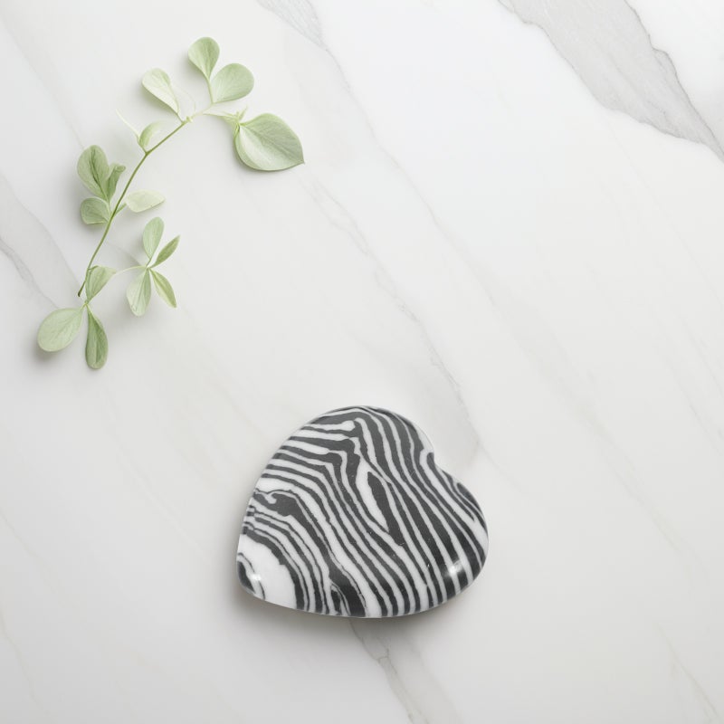 10pcs Natural Polished Heart Shaped Stones For Diy Craft Decorative Heart Heart Crafts Natural Stone Decor Polished Stone Craft Stones - Image 3