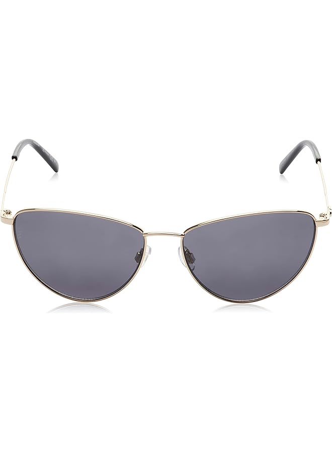 M MISSONI MMI 0079/S J5G/IR Cat Eye Sunglasses for Women 57 mm Size Gold - Image 2