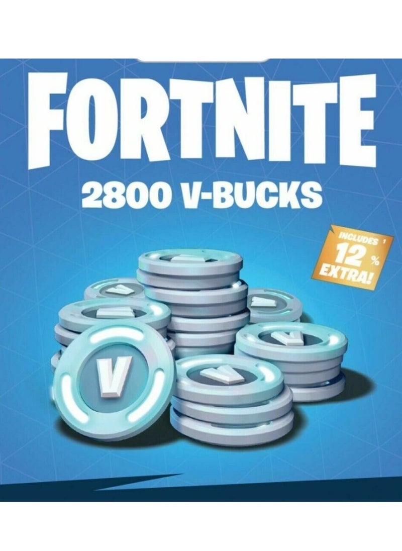 FORTNITE - Fortnite Gift Card 2800 V-Bucks - USA Store - Image 1