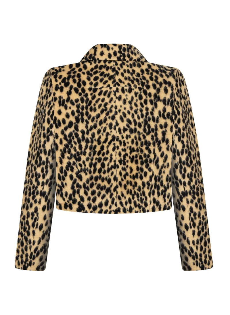 نوكتورن Leopard Print Jacket