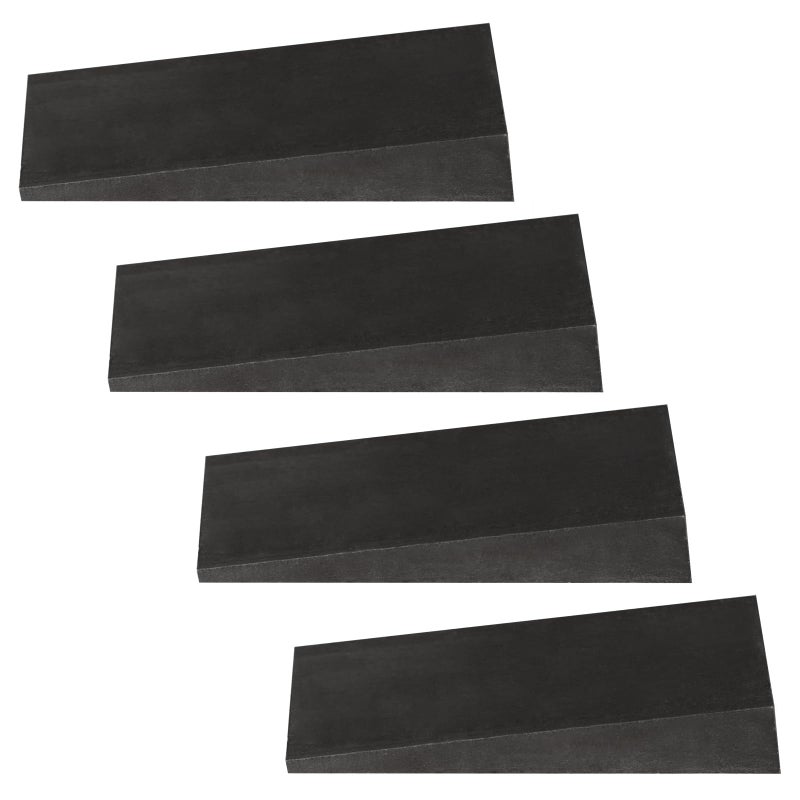 eoere 4 PCS 4" x 2" Beveled Washers 6.5 Degree Triangle Flange Shim Right Angle Underpinning Tapered Wedges, Carbon Steel - Image 5