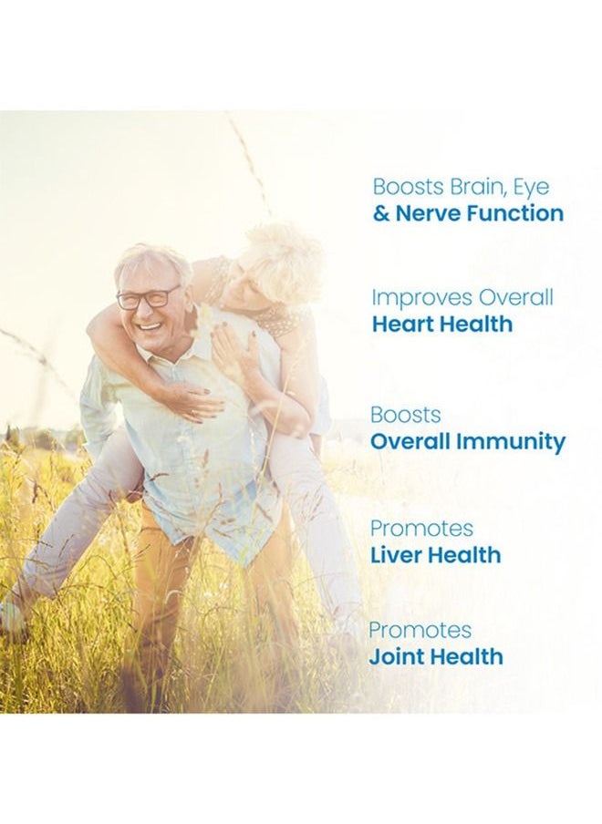 Gardeno - Omega 3 Ultra Cardiovascular, Brain And Vision Support | Purified Concentrated Fish Oil | Brain Charge Dietary Supplement |Omega 3 Supplements to Promote Mental Focus and Clarity 60 Softgels - Image 1