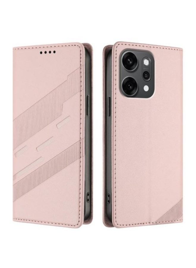 Flip PU Leather Case Cover for oppo reno 14 cover with Card Holder and Card Holder Shockproof Protection Camera Protection