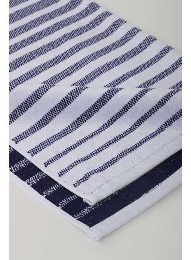 White Rose منشفة الواحة - 450 غم - 100% قطن فلوير - منشفة استحمام 80x160 سم - متعدد الألوان - تصميم خطوط عصرية - لمسة فاخرة - عالية الامتصاص  - Image 3