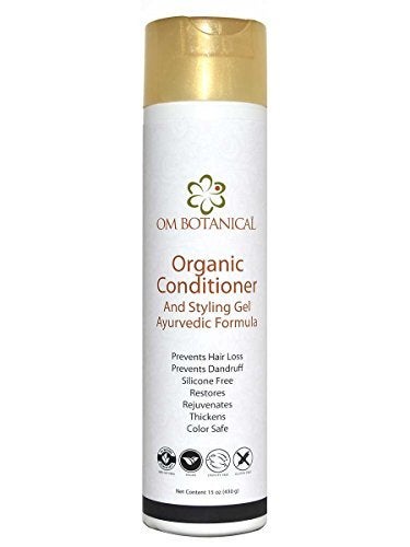 OM Botanical Ayurvedic Conditioner  Styling Gel  AllNatural Hair Treatment SulfateFree SiliconeFree Vegan LeaveInRinseOff Conditioner  Gel for Men  Women