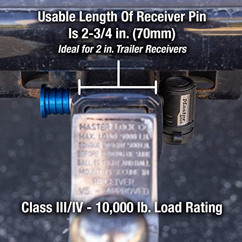 Master Lock Keyed Alike Trailer Hitch Locks 1480KA-2 - Image 4