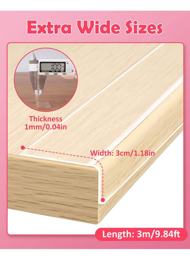 Loiion Baby Proofing, Clear Edge Protector Strip, Soft Corner Protectors For Kids, Baby Child Safety Corner Guards For Furniture Against Sharp Corners For Tables, Drawers, Sink, Wall 1.2In X 9.84Ft - Image 5