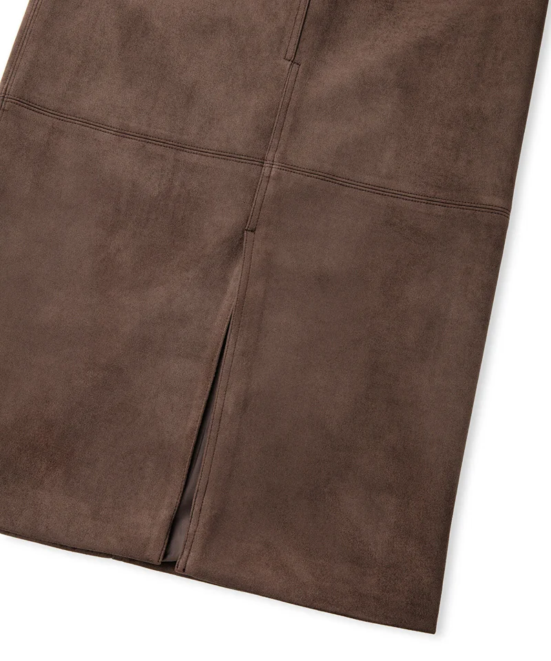 Ipekyol  Suede-Effect Midi Skirt for Women | Best Price UAE