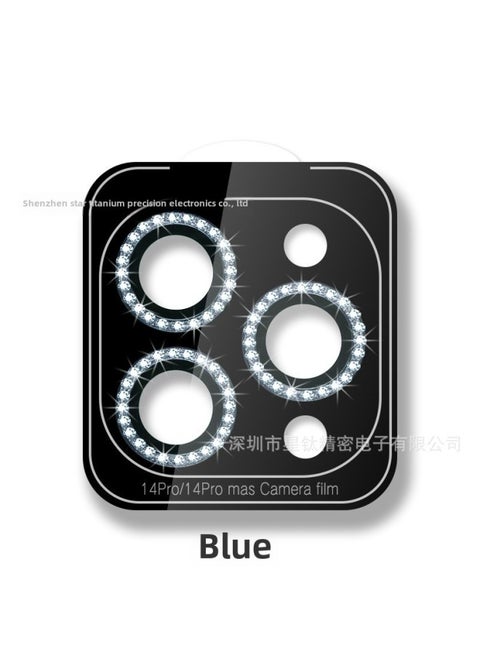 Suitable For Apple 16 Point Drill Positioning Eagle Eye Lens Film With Packaging IPhone Camera Protective Film-Color:Point Diamond Positioning Eagle Eye -Size:iP 16Pro/16ProMax