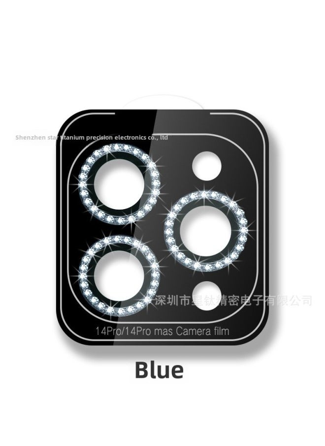 Suitable For Apple 16 Point Drill Positioning Eagle Eye Lens Film With Packaging IPhone Camera Protective Film-Color:Point Diamond Positioning Eagle Eye -Size:iP 16Pro/16ProMax