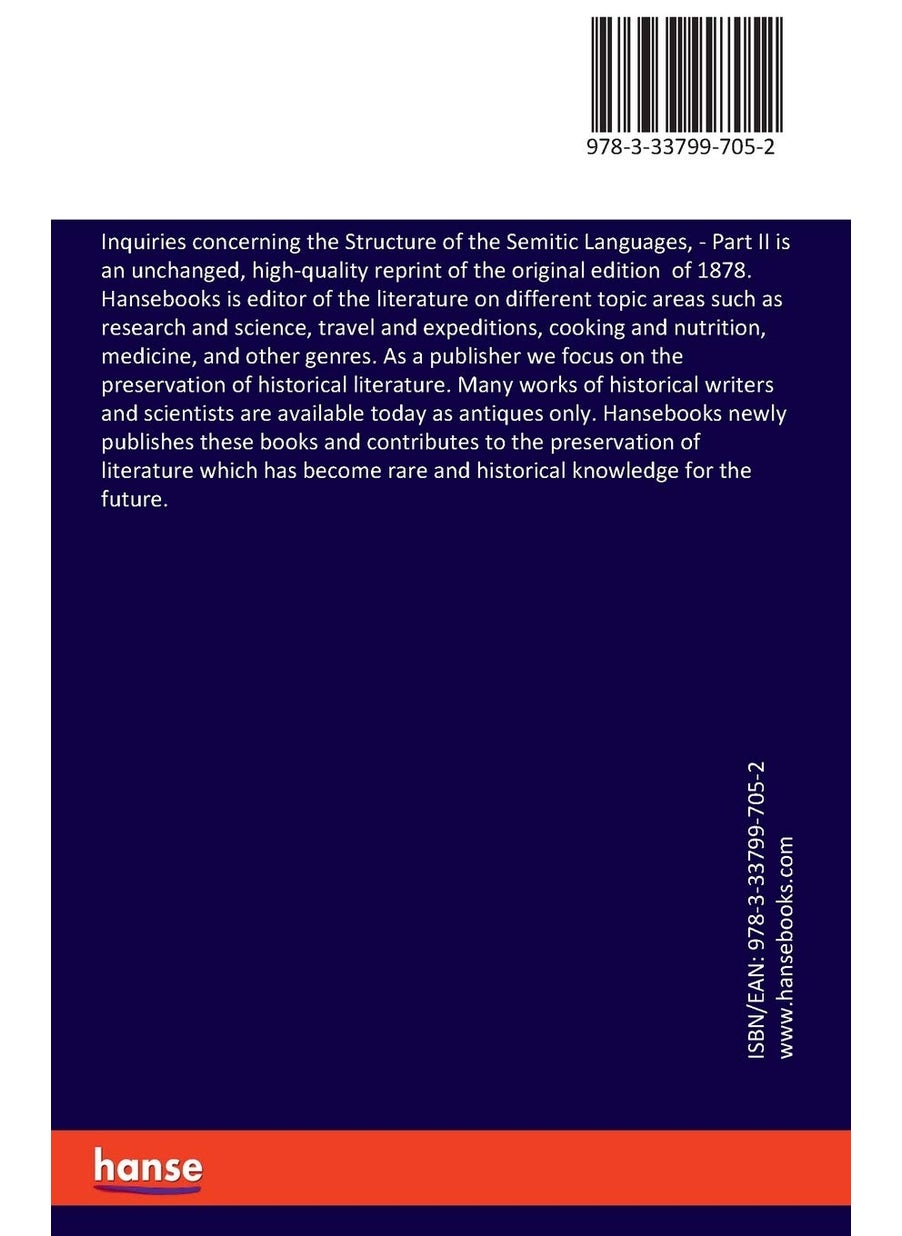 Inquiries concerning the Structure of the Semitic Languages,: Part II  - Image 2