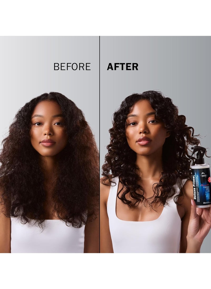 تروس علاج الشعر تروس ديلوكس برايم | معزز بالبروتين ومضاد للتجعد و| بخاخ الشعر الذي لا يُشطف|واقي الحرارة للشعر|يعيد الشعر ويفك تشابكه ويضيف لمعانًا|مثالي لجميع أنواع الشعر| 260 مل/8.79 أونصة سائلة - Image 3