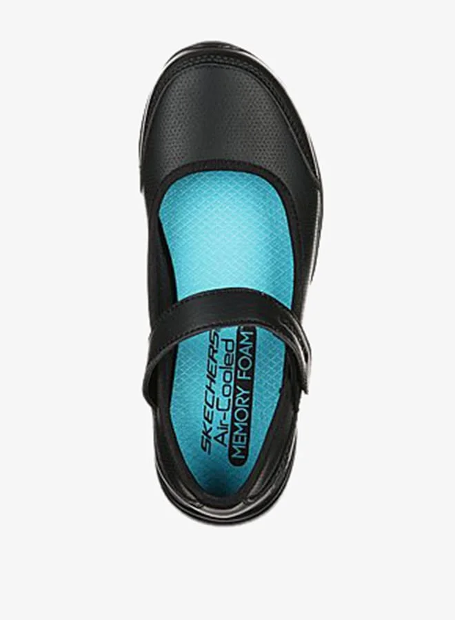 SKECHERS Girls' Mary Jane Shoes with Hook and Loop Closure - MICROSTRIDES CLASS SPIRIT