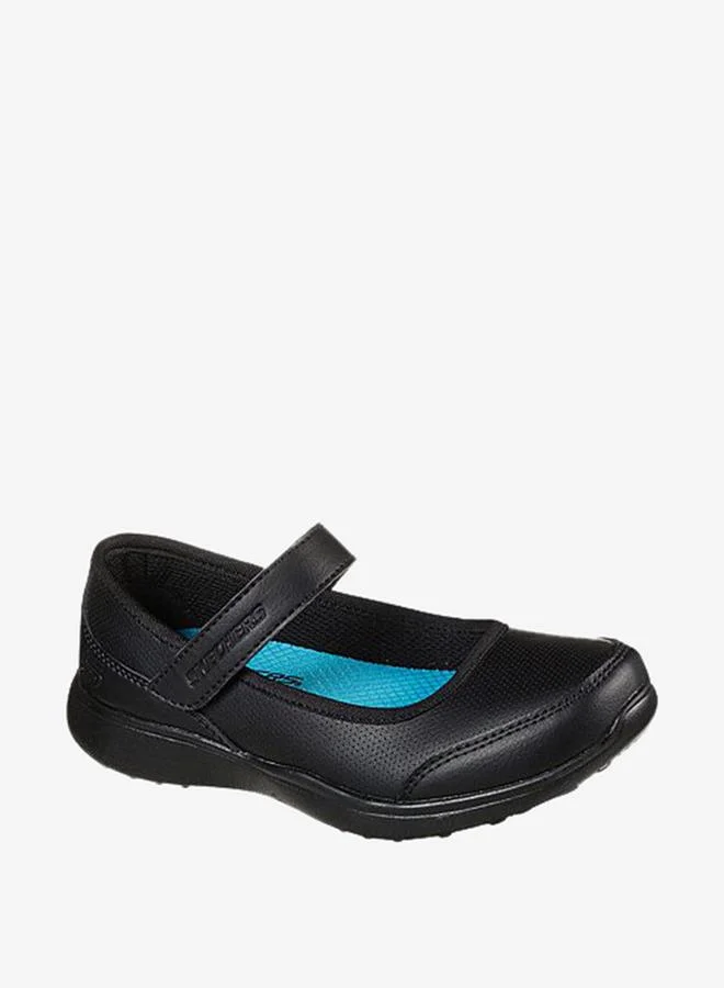 SKECHERS Girls' Mary Jane Shoes With Hook And Loop Closure - Microstrides Class Spirit