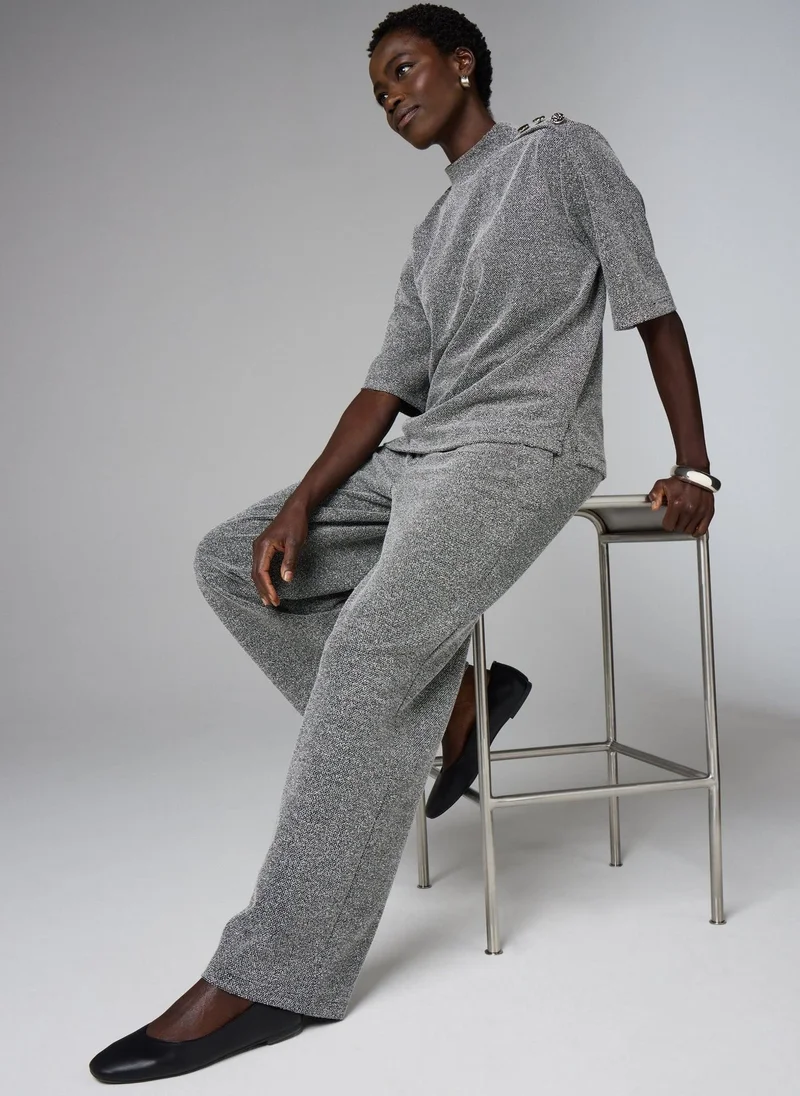 ماتلان طقم علوي رمادي إت يو