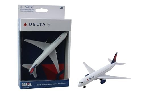 Daron Toy Airplane Delta Air Lines DieCast Metal Model Airplane Toy with Plastic Parts for Kids Ages 3 - Image 1
