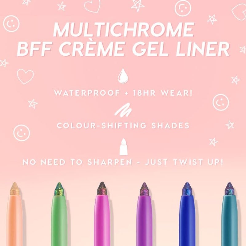 ColourPop CrÃ¨me Gel Waterproof Chrome Eyeliner - 18HR Wear, Ultra-Pigmented Eyeliner Pencil with Matte & Metallic Finishes - Smudge-Proof, Vegan & Cruelty-Free - Power Trip (0.01 oz) - Image 5
