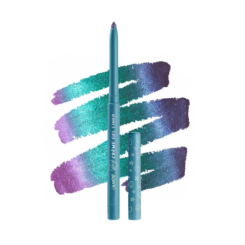 ColourPop CrÃ¨me Gel Waterproof Chrome Eyeliner - 18HR Wear, Ultra-Pigmented Eyeliner Pencil with Matte & Metallic Finishes - Smudge-Proof, Vegan & Cruelty-Free - Power Trip (0.01 oz) - Image 1