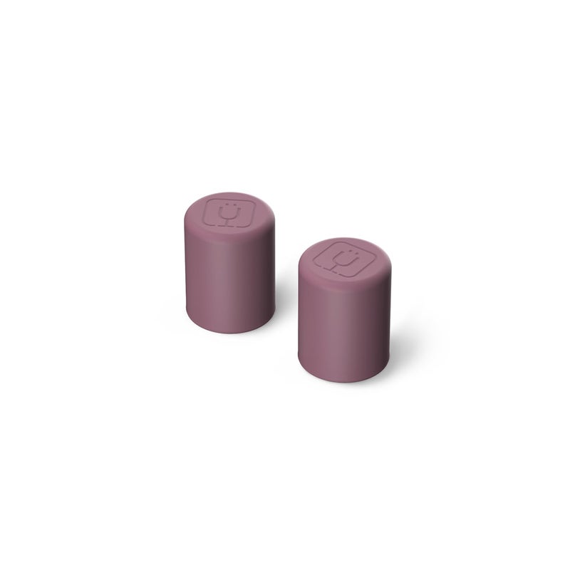 BrÃ¼Mate Magnetic Straw Caps | Silicone Straw Topper 2-pack | Dust & Dirt Resistant | Compatible with All Era and Resa Tumblers (Rose Taupe) - Image 1