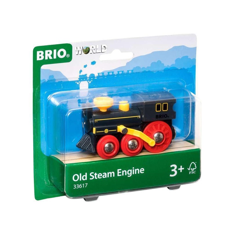 BRIO Old Steam Engine - Authentic Piston Action Toy | Ideal for Imaginative Play | Fully Compatible Wooden Railway Sets | Perfect for Ages 3+ - Image 2