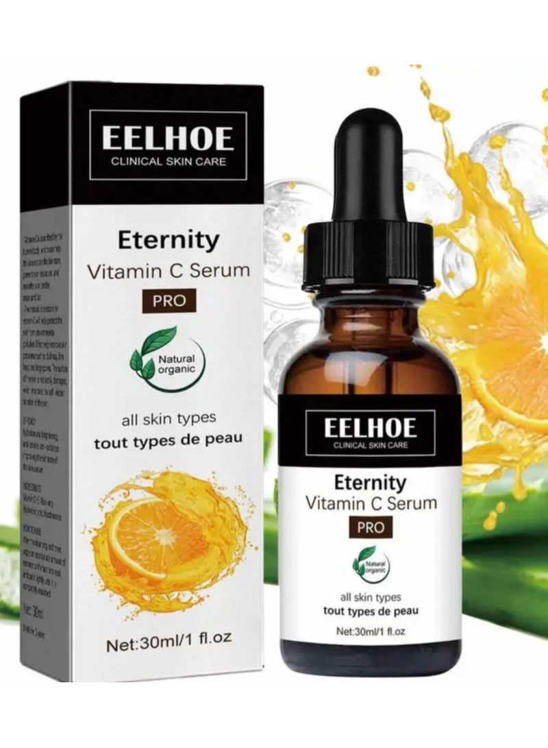 EELHOE Vitamin C Serum For All Skin Types Face Moisturizing Oil Control Shrink Pores Deep Anti Wrinkle Spots Fade Fine Line Whitening - Image 1