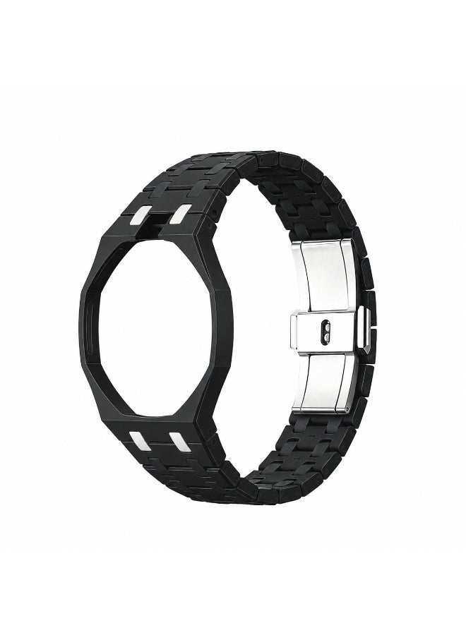 حزام ساعة سيراميك متوافق مع ساعة AP x Swatch Royal Pop – حزام بديل مقاوم للماء بتصميم تاج عند موضع الساعة 12 - Image 5