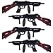 OULUN 4 Pcs Inflatable Gun Props Costume Accessories Inflatable Machine Gun Cosplay Theme Party Birthday Decoration Balloon - Image 4