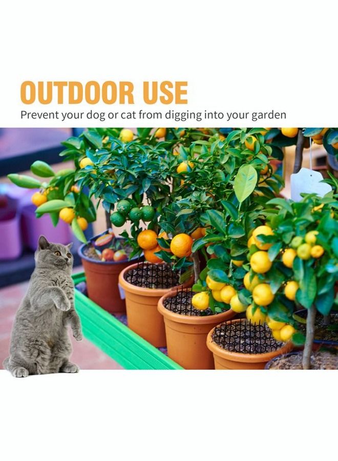وسادة مضادة للدغات القطط، سجادة حديقة لمنع لدغات القطط والكلاب، سجادة داخلية وخارجية لمنع القطط والكلاب من الحفر 13*49 سم - Image 4