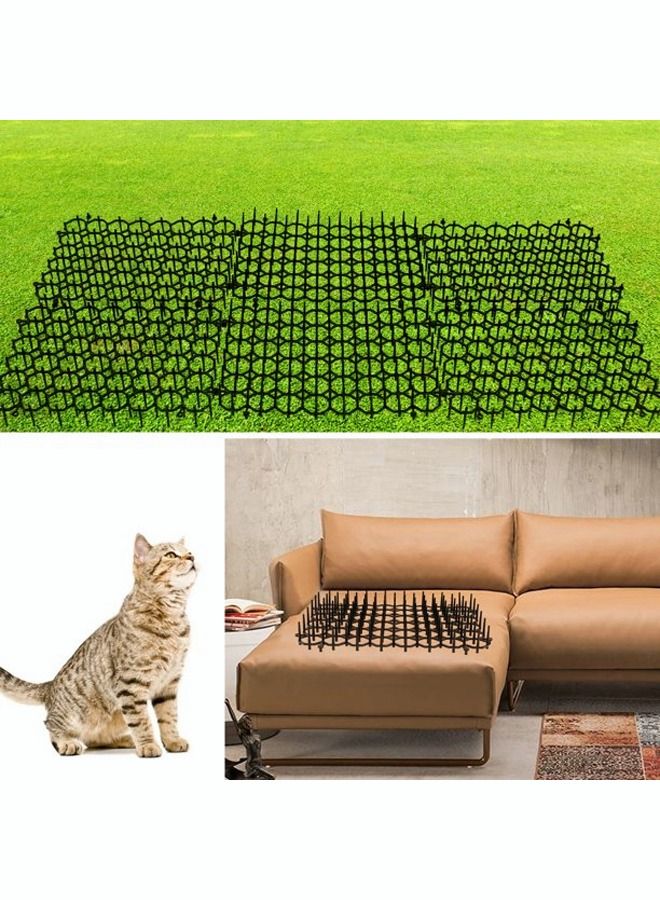 وسادة مضادة للدغات القطط، سجادة حديقة لمنع لدغات القطط والكلاب، سجادة داخلية وخارجية لمنع القطط والكلاب من الحفر 13*49 سم - Image 3