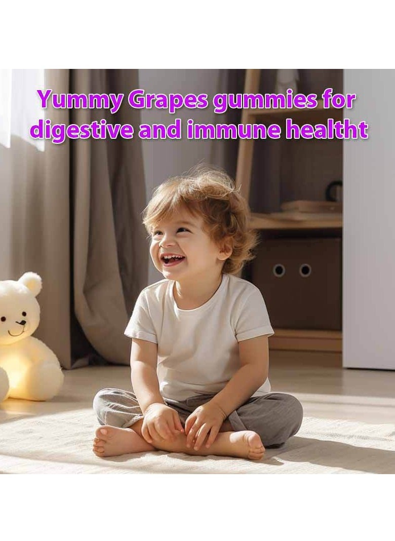 Winstown Organic Natural Multivitamin Gummies Helps Your Child's Immune System Health Helps Support Energy Production Bone Muscles 60 Tablets  - Image 4