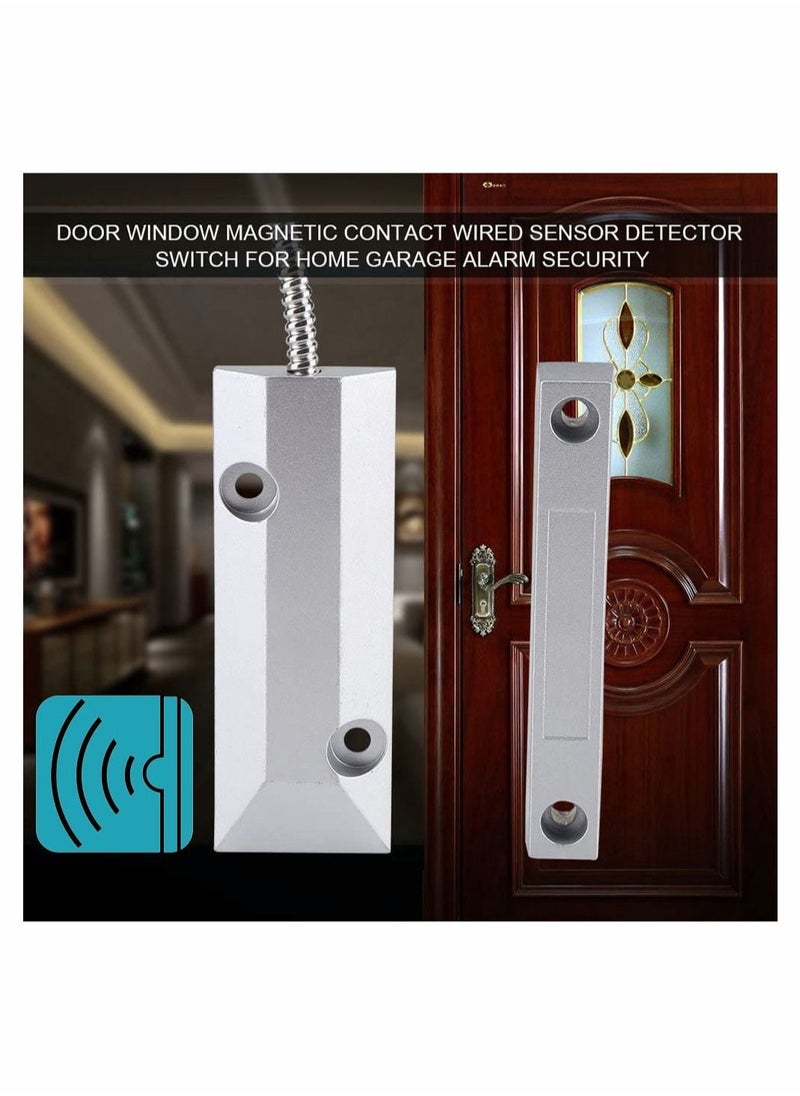 Excefore Wired Metal Door Window Magnetic Contact Sensor Switch Security Alarm Kit for Garage Warehouse Factory  - Image 2