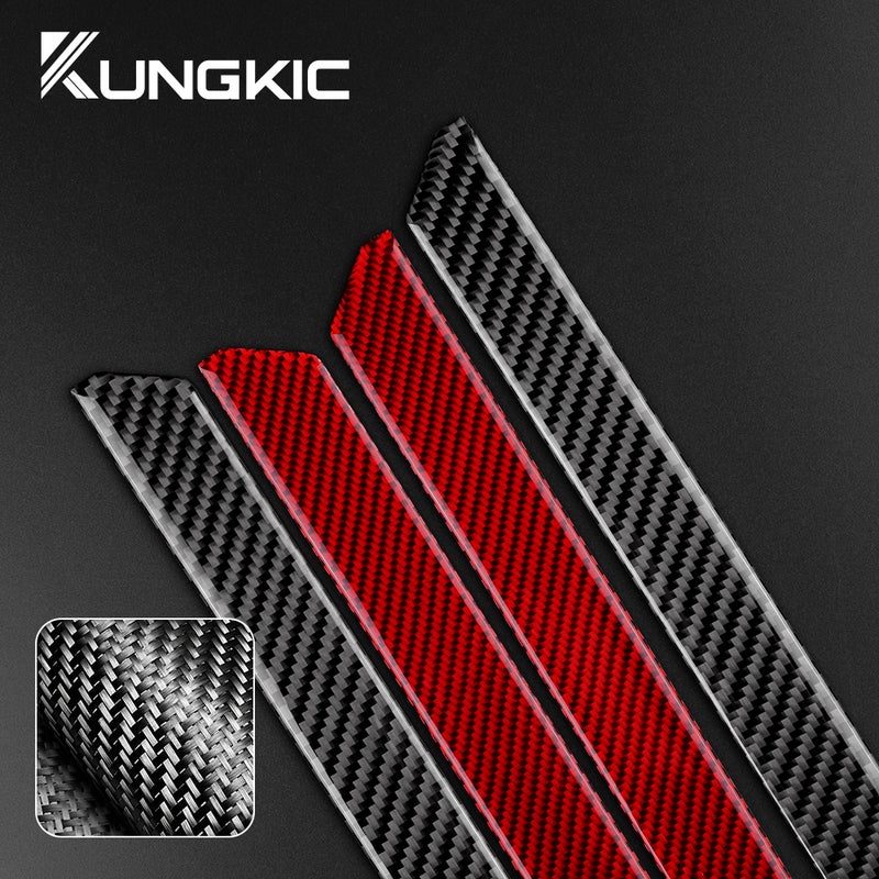 Real Soft Carbon Fiber Sticker for Volkswagen VW Golf 8 MK8 2020 2021 2022 2023 Interior Trim Car Door Pedal Decor Accessories - Image 5