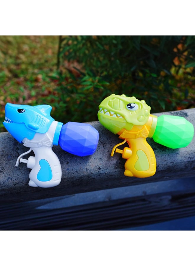 general Shark Dinosaur Bite Finger Water Gun Water Spray Toy Cartoon Animals Can Open Mouth Water Gun Water Stall Wholesale-Color:Blue Shark Style - Image 3