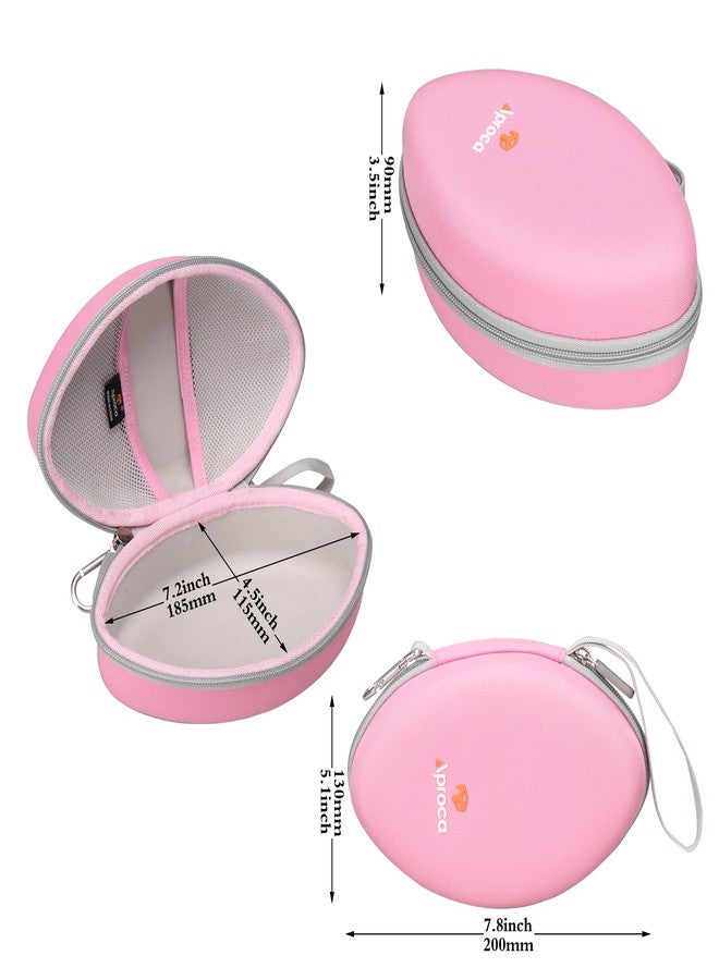 Aproca Headphones Case Compatible with AILIHEN MS300 / Artix CL750 / AILIHEN C8 Over-Ear Headphones, Portable Headset Bag-Pink - Image 5