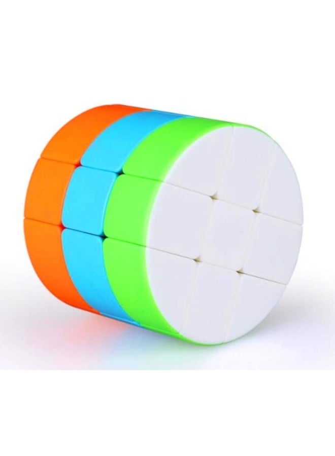 مكعب سحري عالي السرعة بدون ملصقات، أسطوانة، 3×3×3 (متعدد الألوان) - Image 1