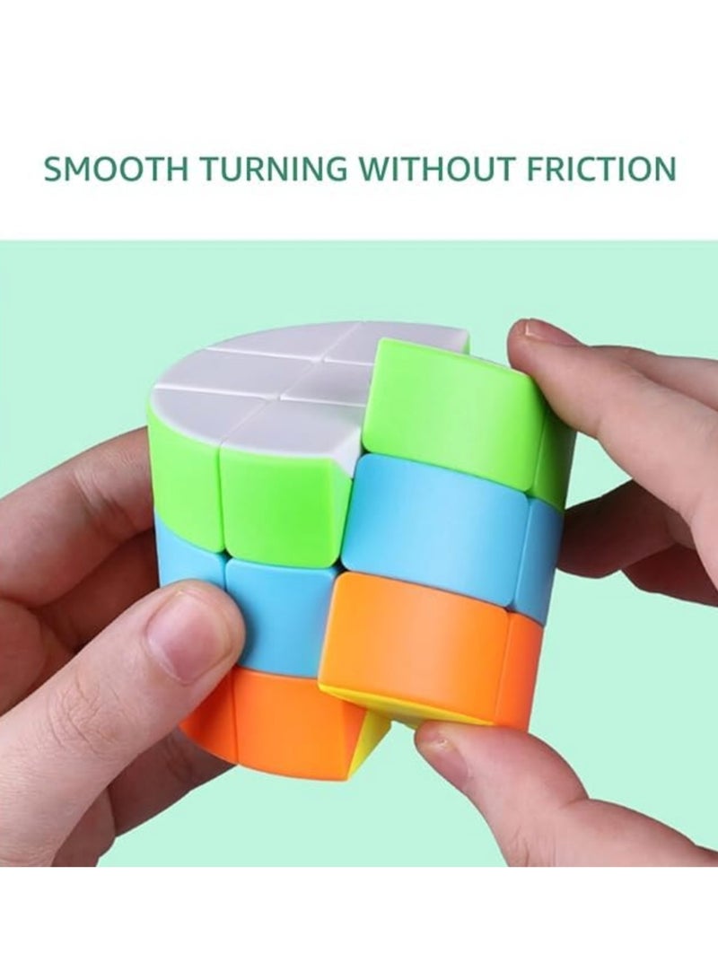 مكعب سحري عالي السرعة بدون ملصقات، أسطوانة، 3×3×3 (متعدد الألوان) - Image 4