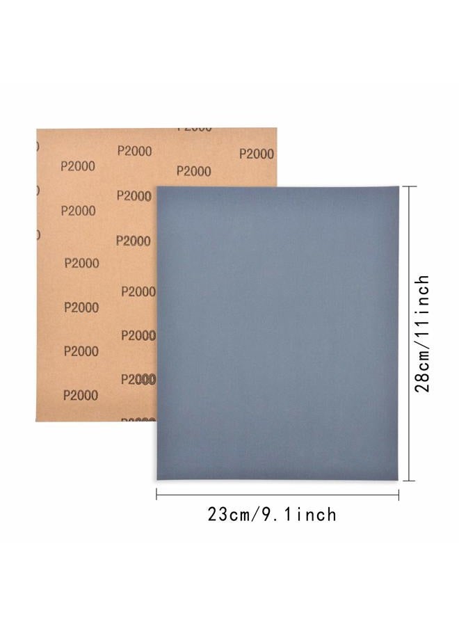 Yaromo 12 Pieces Epoxy Sanding Papers, Waterproof Epoxy Polishing Papers Superfine Epoxy Refinishing Papers for Making Glitter Tumbler Cups, Crafts Tumbler - Image 2