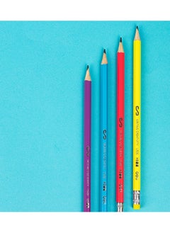 Deli Deli EU50806 Graphite Pencils HB, 50pcs/Box with Eraser – Ideal for School, Office & Drawing Use  - Image 2