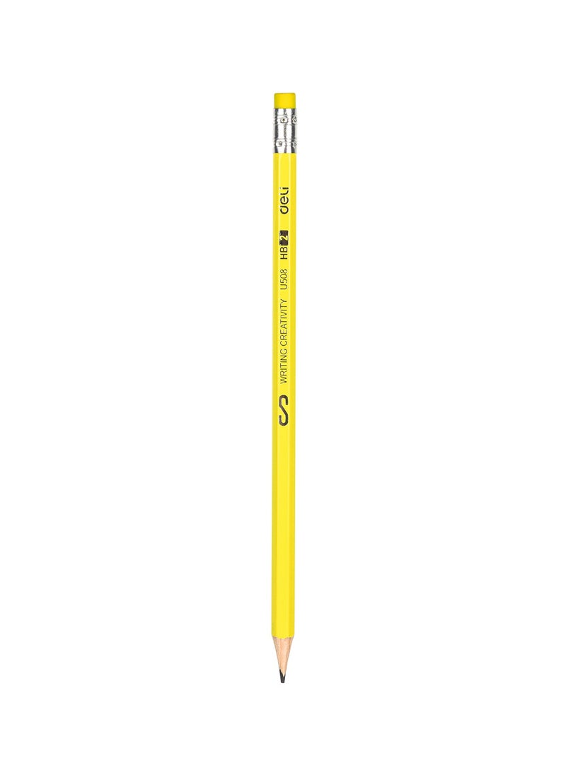 Deli EU50806 Graphite Pencils HB, 50pcs/Box with Eraser – Ideal for School, Office & Drawing Use