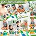 Coodoo Dinosaur Toys Magnetic Tiles 3D Movable Dinos for Kids 35 57 Toddler Outdoor Sensory Toys STEM Educational Magnetic Blocks for 3 Years Old Boys Girls Kids Toy - Image 4