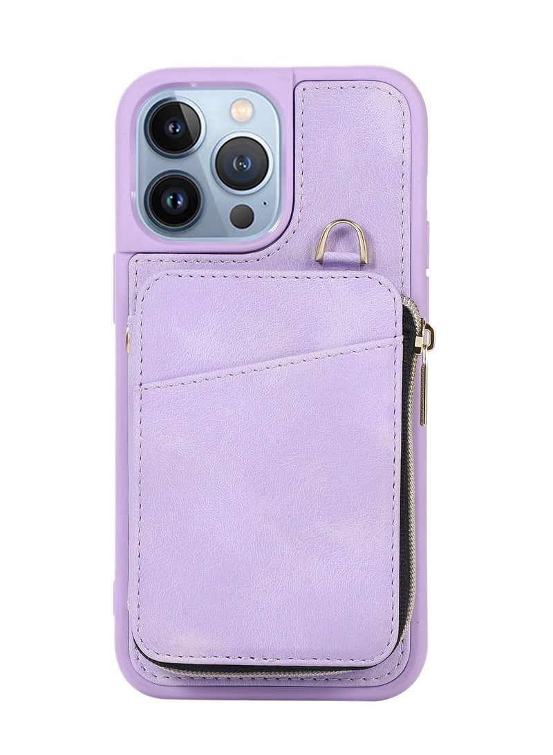 Suteni Back Cover Leather Card Slots Phone Case for iPhone - Image 1