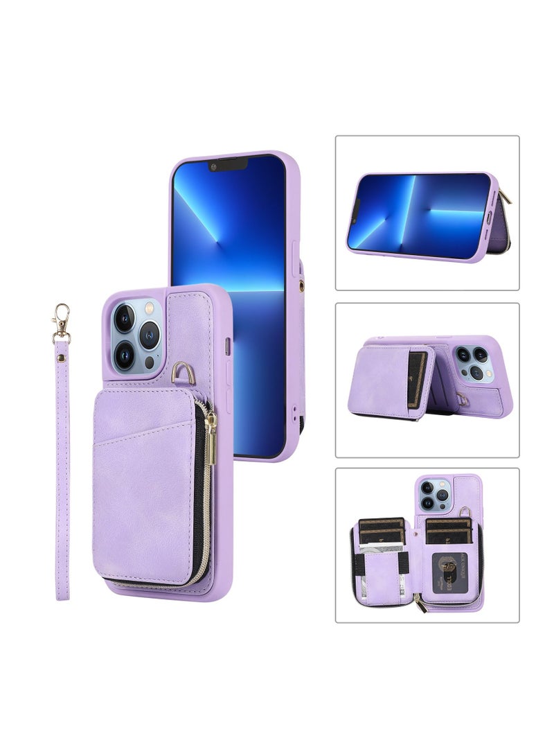 Suteni Back Cover Leather Card Slots Phone Case for iPhone - Image 2