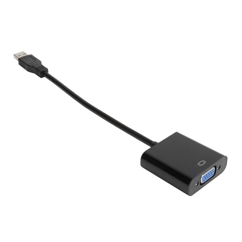 محول USB 3.0 إلى VGA بدقة 1920x1080 توصيل وتشغيل - محول صوت وفيديو بأداء مستقر لأنظمة ويندوز 7 و8 و10 مع دعم العرض المزدوج - Image 4
