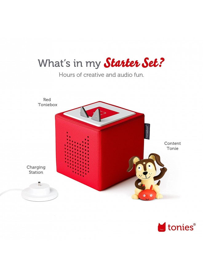 Toniebox Audio Player Starter Set with Playtime Puppy - Listen, Learn, and Play with One Huggable Little Box - Red - pzsku/Z780AC64AA8AACAFE9FF1Z/45/_/1732281552/ee83e6c9-a33b-4486-a194-28644691c396