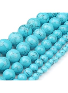 Generic Natural Stone Blue Crystal Turquoise Quartz A Tiger Eye Jades Round Beads For Jewelry Making Handmade Bracelets Accessories  - Image 1