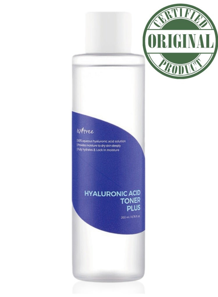 ايسنتري تونر ISNTREE Hyaluronic Acid Toner Plus لترطيب عميق ومرونة ونضارة طويلة الأمد - Image 1