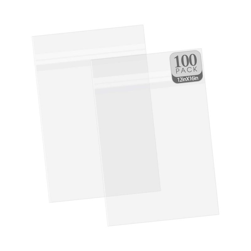 Golden State Art Golden State Art 100 Pack Clear Bags for Mats Pictures AcidFree 1225 x 1612 