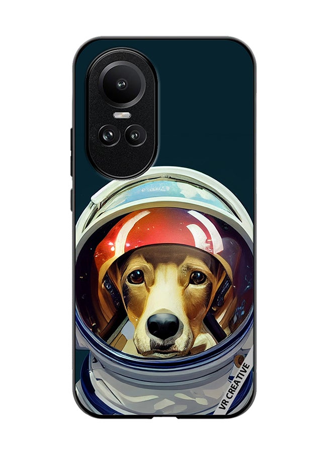 VR CREATIVE Protective Case Cover For Oppo Reno 10 An Astronaut Dog In A Spacesuit Is Ready For Space Flight Design Multicolour - Image 1