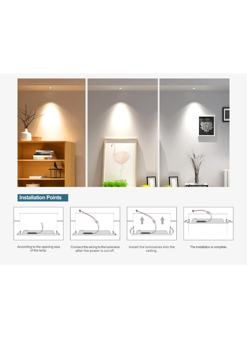 SUN SHINE Ultra Slim Recessed Ceiling Lights  - Image 2