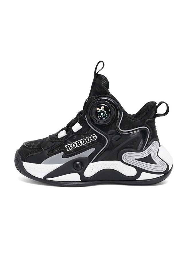 BOBDOG Autumn Boys' and Girls' Fashion Sports Shoes  Children's Practical  Basketball Shoes Anti slip Rubber Sole - Image 1